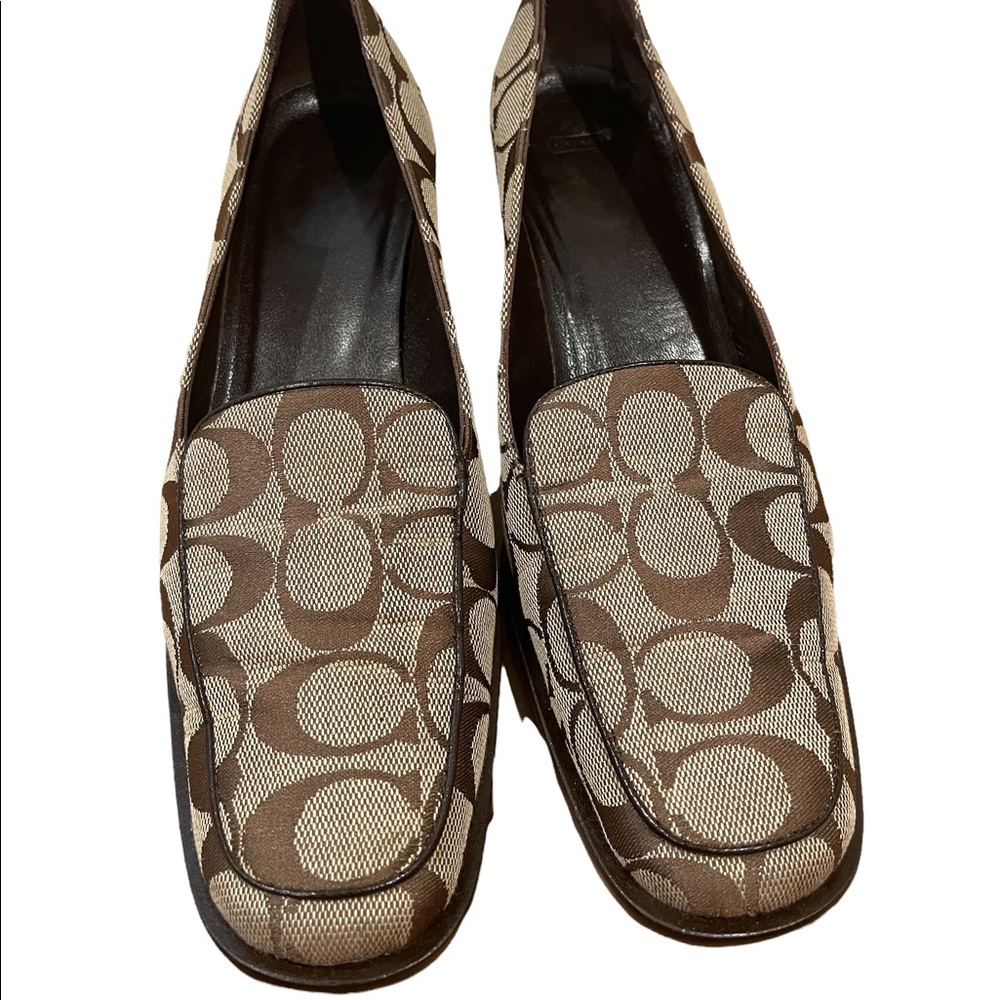 COACH Julia Signature Monogram Loafers